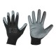 Manusi de protectie sintetice cauciucate nitrilic negru-gri marimea 10 Breckner Germany