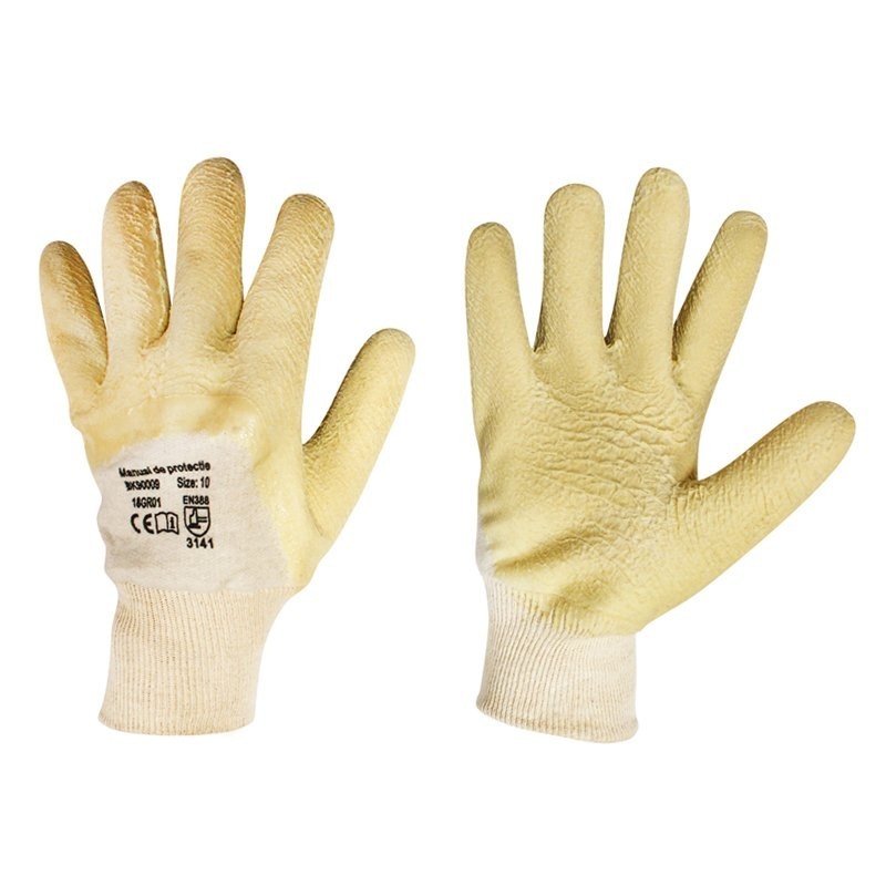 Manusi de protectie latex cu dublura interioara marimea 10 Breckner Germany