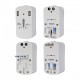 ADAPTOR UNIVERSAL PRIZA V-TAC CU PROTECTIE SI 2USB 2.1A