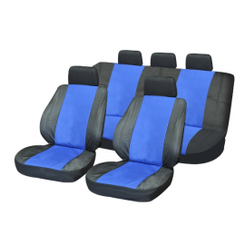 Set huse scaun light-albastru