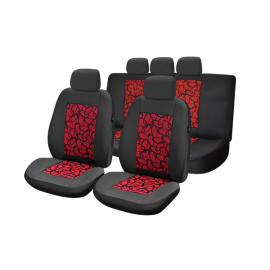 Set huse scaun Lux rosu