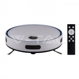 Aspirator robot cu telecomanda culoare alb