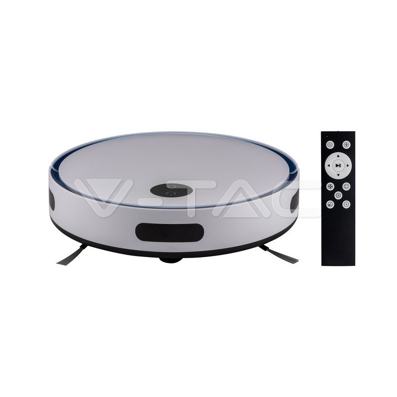 Aspirator robot cu telecomanda culoare alb