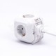 Priză 4 Circuite și Mufă USB Cubică 3G 1.55mm x 1.4m