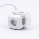 Priză 4 Circuite și Mufă USB Cubică 3G 1.55mm x 1.4m