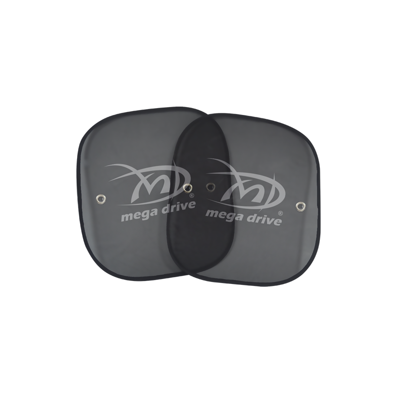 Parasolar lateral negru cu ventuza set 2 bucati