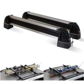 Suport Schi Snowboard Menabo White Bear 4 cu prindere pe bare transversale