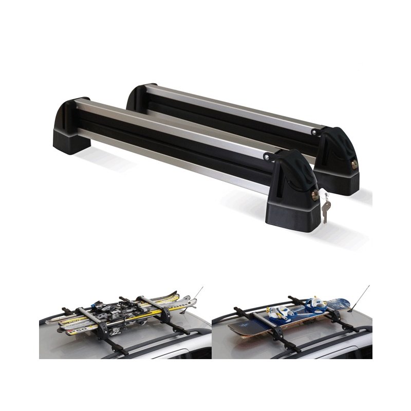 Suport Schi Snowboard Menabo White Bear 4 cu prindere pe bare transversale