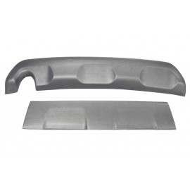 Set ornamente bara fata si spate Dacia Duster I 2010-2017 Argintiu texturat
